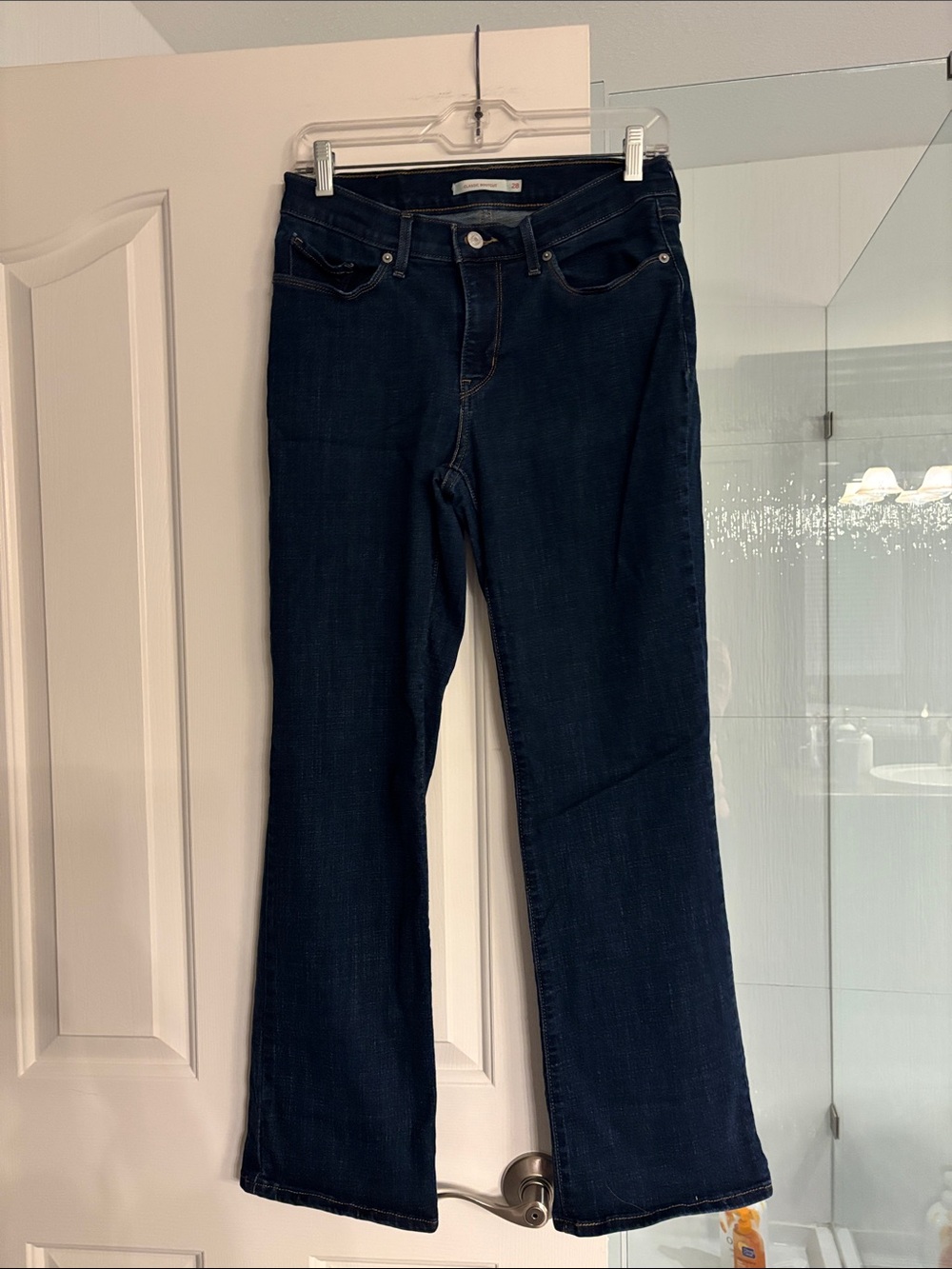 Levi's Dark Indigo Wide-Leg Jeans